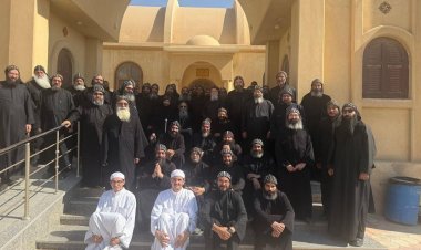 مطران الفيوم يزور دير الملائكة في منطقة الفيوم والمحامي كرم غبريال يتحدث عن تطورات القضية