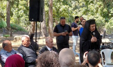 كلمة الأرشمندريت سيمون خوري على أرض الدامون في يوم النكبة