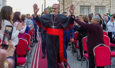 بطريرك القدس للاتين يقوم بزيارة رعوية إلى بلدة الحصن في الأردن