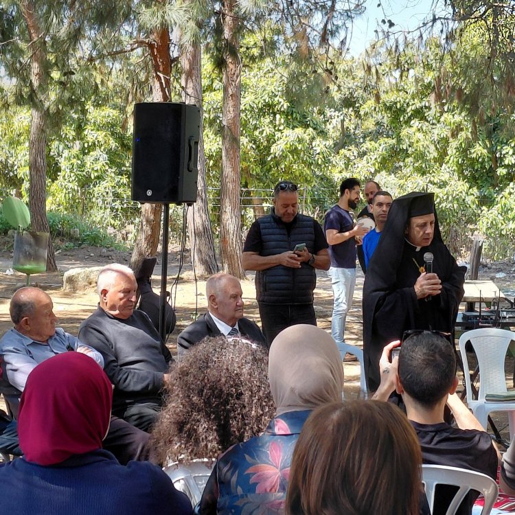 كلمة الأرشمندريت سيمون خوري على أرض الدامون في يوم النكبة