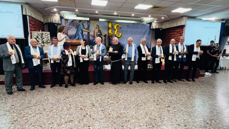 نادي عائلة البشارة للاّتين في الناصرة يقيم حفل تكريم لرؤساء النادي المتعاقبين