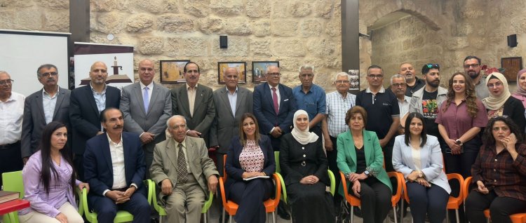 حفل إشهار كتاب "بيت لحم في العهد الفرنجي" لإبراهيم عودة في بيت ساحور