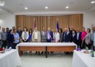 توقيع اتفاقية توأمة بين بلدة الطيبة الفلسطينية وبلدية أولنوا-إيمري الفرنسية لتعزيز التعاون والتضامن